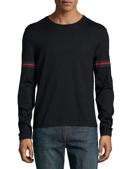 gucci men's long sleeve shirt